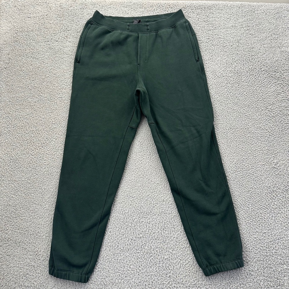 Lululemon Steady State Jogger Mens Medium Green Cotton Fleece Sweatpants